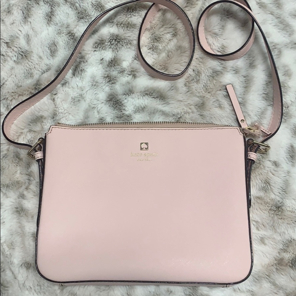 Light pink Kate spade cross body purse
